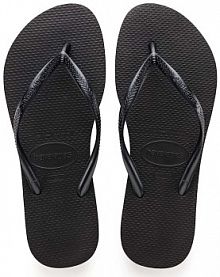Klapki Havaianas  czarne damskie 4000030.0090/slim
