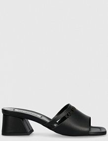 Klapki eleganckie Karl Lagerfeld  czarne damskie KL32405.000