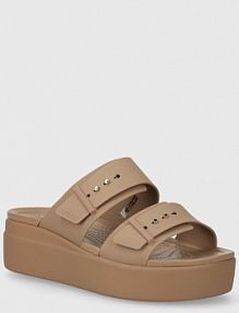 Klapki Crocs  brązowe damskie 207431.2Q9