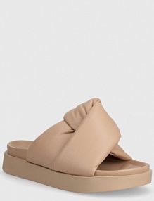 Klapki Inuikii  beżowe damskie 70104.140.Beige