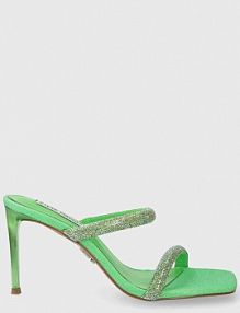 Klapki na szpilce Steve Madden  zielone SM11002984.35O