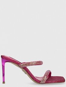 Klapki na szpilce Steve Madden  różowe SM11002984.PIR