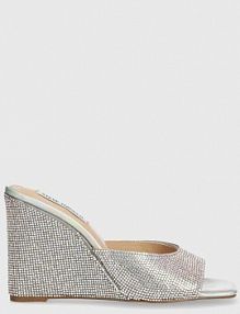 Klapki eleganckie Steve Madden  srebrne damskie SM11002988.06K
