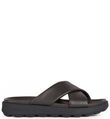 Klapki Geox  brązowe męskie U45GWB.00085.C6006