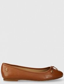 Baleriny Lauren Ralph Lauren  brązowe damskie 802940603002.270