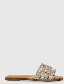 Klapki ALDO  srebrne damskie 13711806.ELENAA