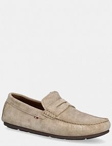 Mokasyny Tommy Hilfiger  beżowe męskie FM0FM04998