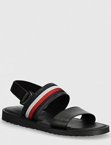 Sandały Tommy Hilfiger  czarne męskie FM0FM05009