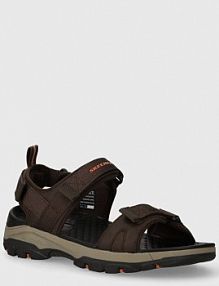 Sandały Skechers  brązowe męskie 205112