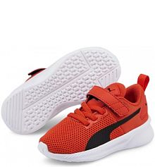 Dziecięce buty sportowe Flyer Runner PUMA Warm Earth czarne Red