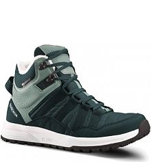 Buty turystyczne damskie Quechua SH500 Mid wodoodporne