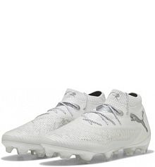 Buty piłkarskie FUTURE 8 ULTIMATE FG PUMA White Matte Silver Gray damskie