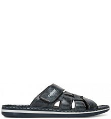 Klapki Rieker granatowe męskie 21073-14