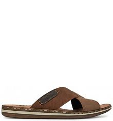 Klapki Rieker beżowe męskie 21088-25