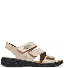 Sandały na obcasie Rieker szare 64573-62