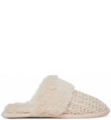 Kapcie DeeZee beżowe damskie HHS-22LP-921 