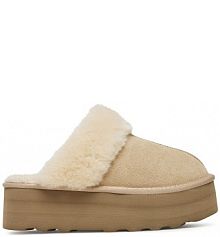 Kapcie DeeZee brązowe damskie DZ-AW12