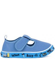 Kapcie Action Boy niebieskie dziecięce CF2500-3(CH)