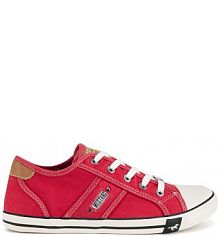 Trampki mustang czerwone damskie 1099-310