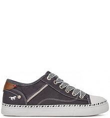 Trampki mustang czarne damskie 1376-303