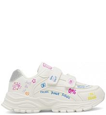 Sneakersy Nelli Blu białe dziecięce AVO-19627-002