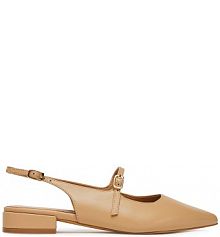 Sandały na obcasie Sergio Bardi beżowe WYL4078-1Z-SB