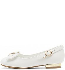 Baleriny Nelli Blu białe dziecięce CSA20260-02