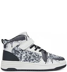 Sneakersy Action Boy czarne dziecięce A23F0566G-1