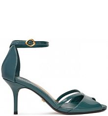 Sandały na obcasie gino rossi zielone NADI-1.