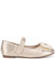 Baleriny Nelli Blu złote dziecięce CM22063-3