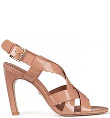 Sandały na obcasie gino rossi beżowe AMEY-V1883-05