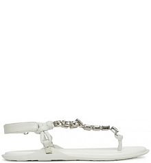 Sandały na obcasie Badura białe CALLIO-V1898-103-1