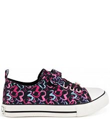 Trampki Nelli Blu czarne dziecięce BIC-SS25-NB24666