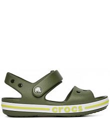 Sandały Crocs zielone dziecięce BAYABAND SANDAL T 211055-309