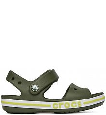 Sandały Crocs zielone dziecięce BAYABAND SANDAL K 211054-309