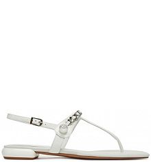 Sandały na obcasie Badura białe DAHLIA-V1328-215-1