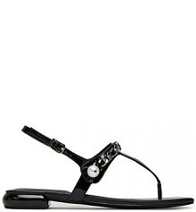 Sandały na obcasie Badura czarne DAHLIA-V1328-215-1