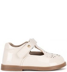 Baleriny Nelli Blu beżowe dziecięce CM240710-25