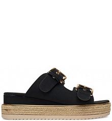 Espadryle Jenny czarne damskie LB-P1434-YLD