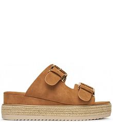 Espadryle Jenny brązowe damskie LB-P1434-YLD