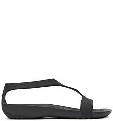 Sandały na obcasie Crocs czarne SERENA SANDAL 205469-060