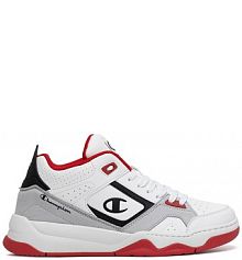 Sneakersy Champion białe męskie OVERTIME MID S22274-WW012