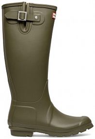 Kalosze Hunter oliwkowe damskie HFW-004.
