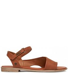 Sandały na obcasie mustang brązowe 1388-807