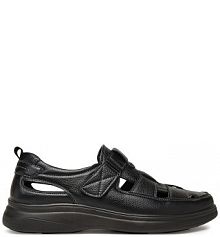 Sandały Lanetti czarne męskie MSS20518-03