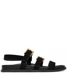 Sandały na obcasie gino rossi czarne MOIRA-MD