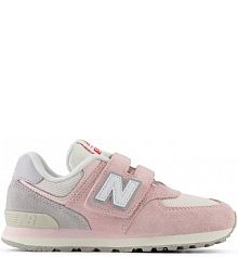 Buty na rzepy New Balance różowe dziecięce PV574BKM