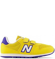 Buty na rzepy New Balance żółte dziecięce PV500HB1
