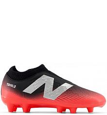 Lanki New Balance białe/czerwone dziecięce TEKELA V4+ MAGIQUE JNR FG SJT3FR45