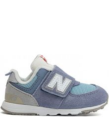 Buty na rzepy New Balance fioletowe dziecięce niemowlęce NW574BLG